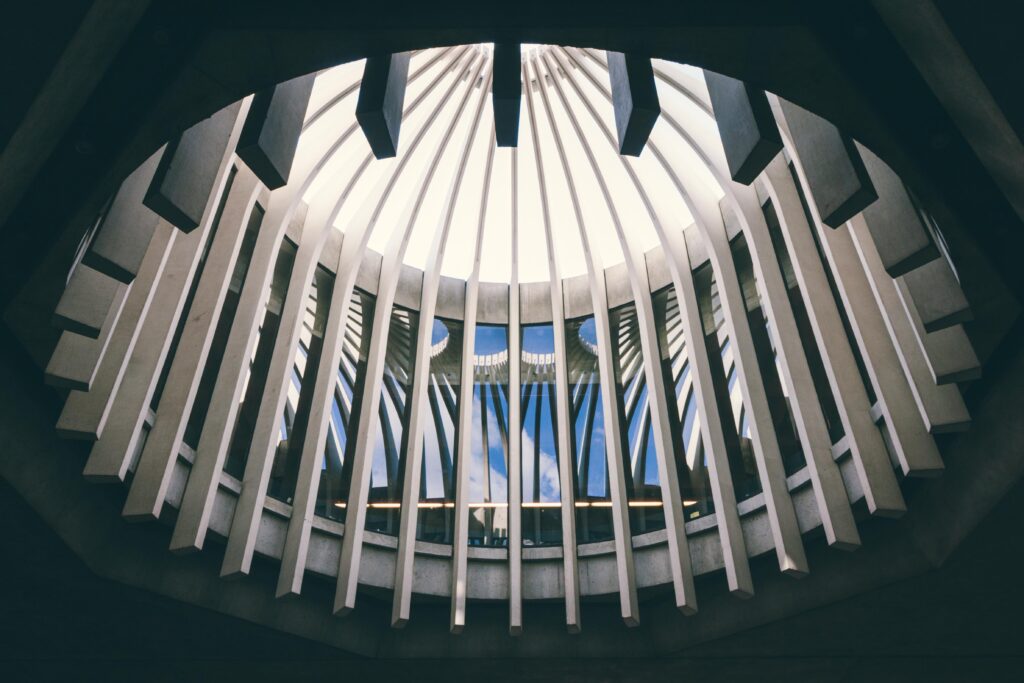 brutalist architecture Simon Fraser University photo Sacha Jennis
