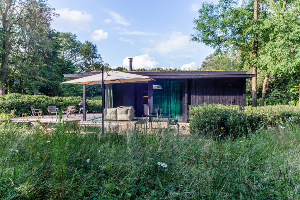 zwemvijver naast poolhouse foto @architectuurfotograaf Sacha Jennis